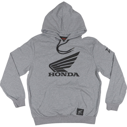 D'cor Visuals #85-204-2 - Honda Wing Sweatshirt - Gray - Medium