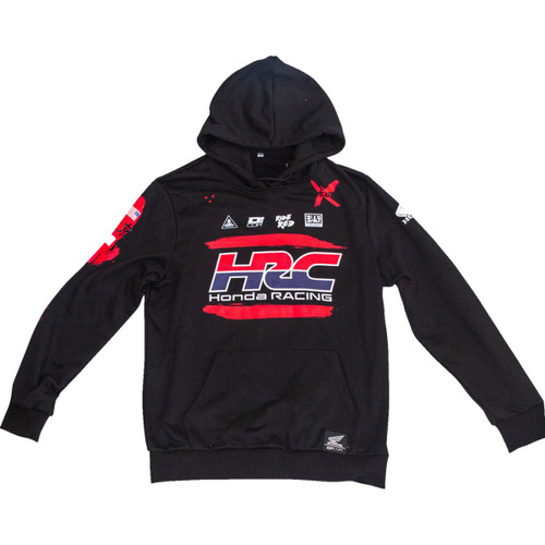 D'cor Visuals #85-210-4 - Honda HRC Sweatshirt - Black - XL