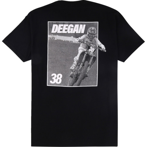Deegan Apparel #DMTSS3026BLK4XL - MX2 T-Shirt - Black - 4XL