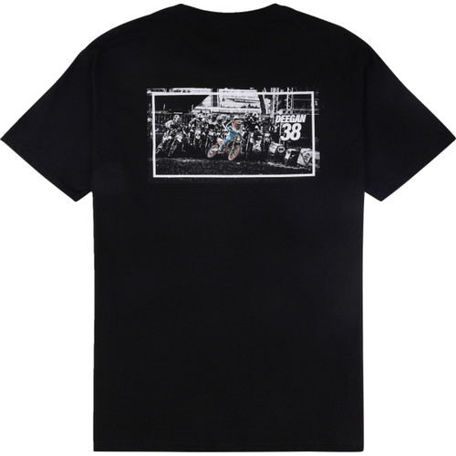 Deegan Apparel #DMTSS3027BLKXL - Holeshot T-Shirt - Black - XL
