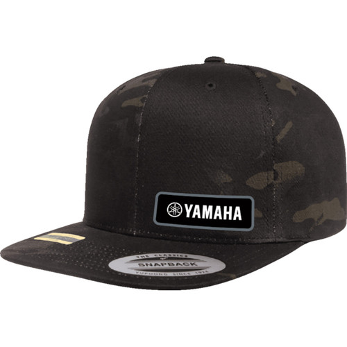 Factory Effex #27-86204 - Yamaha Snapback Hat - Camo Black