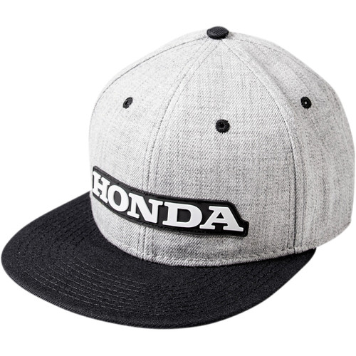 Factory Effex #24-86300 - Honda Bold Snapback Hat - Gray/Black