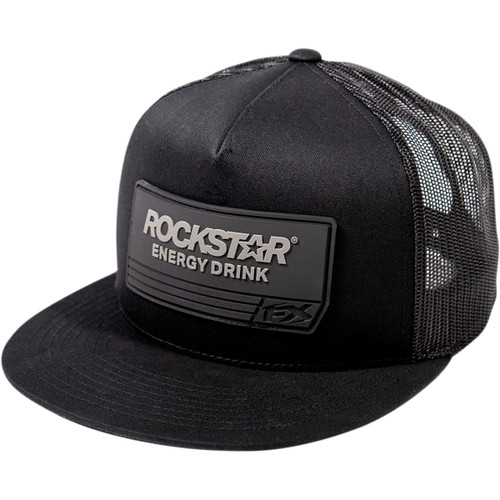 Factory Effex #24-86610 - Rockstar 21 Racewear Hat - Black - One Size