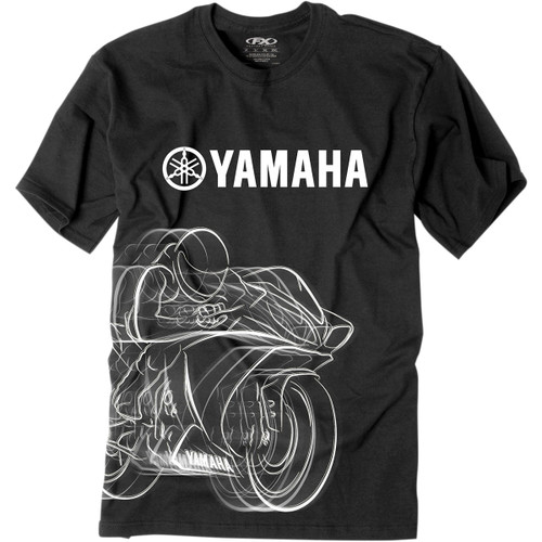 Factory Effex #16-88280 - Yamaha R1 T-Shirt - Black - Medium