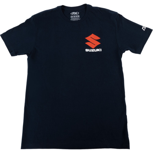 Factory Effex #20-87406 - Suzuki Shutter T-Shirt - Navy - XL