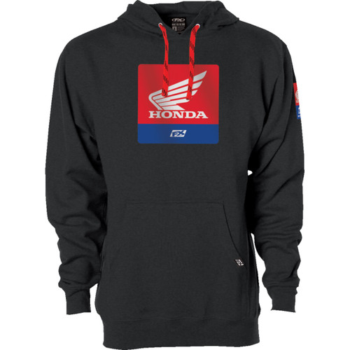 Factory Effex #26-88306 - Honda Boxer Pullover Hoodie - Heather Charcoal - XL