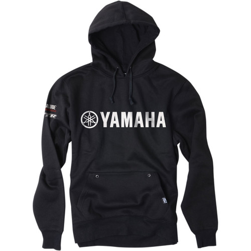 Factory Effex #16-88232 - Yamaha Team Pullover Hoodie - Black - Medium