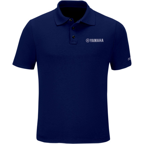 Factory Effex #25-85202 - Yamaha Polo Shirt - Navy - Medium