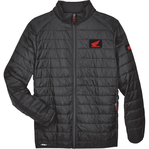 Factory Effex #28-85318 - Honda Puffer Jacket - Black - 2XL