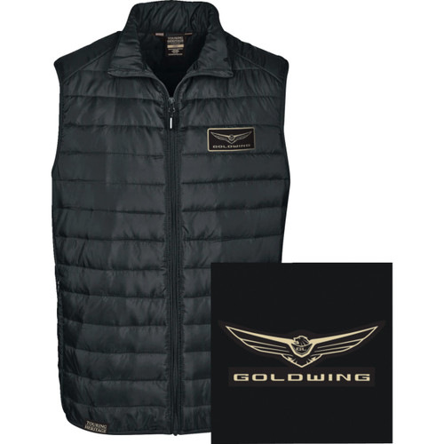Factory Effex #25-85802 - Goldwing Puff Vest - Black - Medium