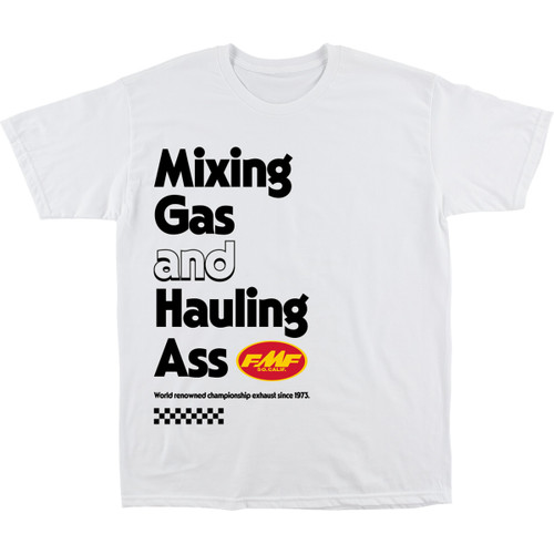 FMF #HO24118906WHTLG - World Famous T-Shirt - White - Large
