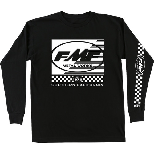 FMF #HO24119901BLKMD - Metal Works Long-Sleeve T-Shirt - Black - Medium