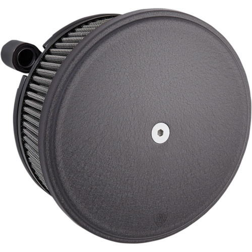 Arlen Ness #18-820 - Big Sucker™ Stage II Air Filter Kit - Wrinkle Black
