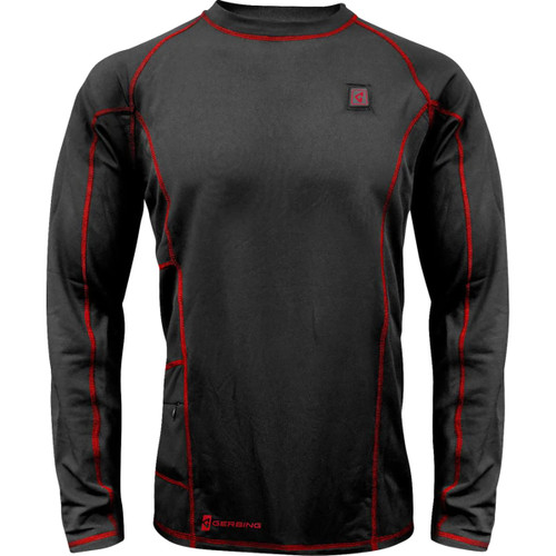 Gerbing Heated Clothing #GER-BLS-7V-M-BLK-L - 7V Heated Base Layer Shirt - Large