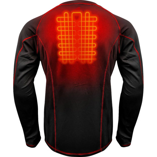 Gerbing Heated Clothing #GER-BLS-7V-M-BLK-XL - 7V Heated Base Layer Shirt - XL