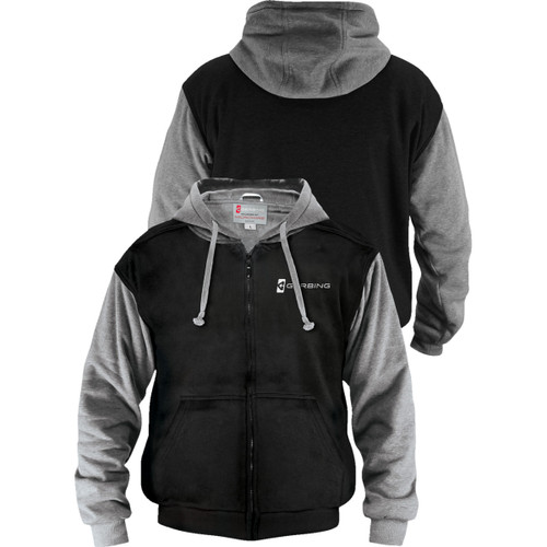 Gerbing Heated Clothing #GER-HDY-7V-UNI-BLK-3 - 7 V Battery Heated Hoodie - Black - 3XL