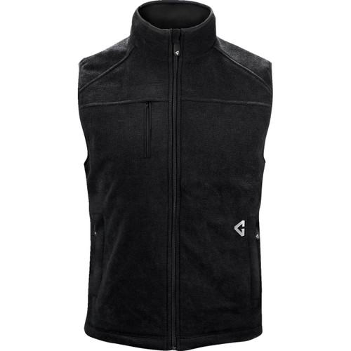 Gerbing Heated Clothing #GER-TFVST-7V-M-B-S - 7V Thermite Fleece Heated Vest 2.0 - Black - Small