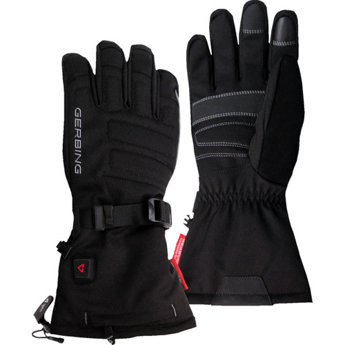 Gerbing Heated Clothing #GER-GVS7-W-B-S - Women's 7 V S7 Battery Heated Gloves - Black - Small