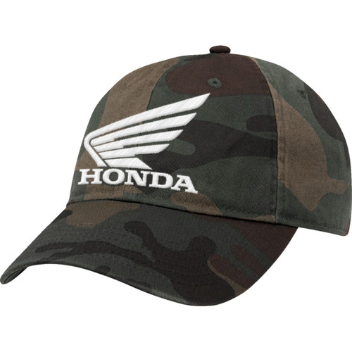 Honda Apparel #NP21A-H3169 - Honda Hat - Woodland Camo/White