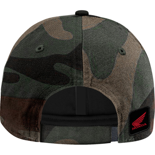 Honda Apparel #NP21A-H3169 - Honda Hat - Woodland Camo/White
