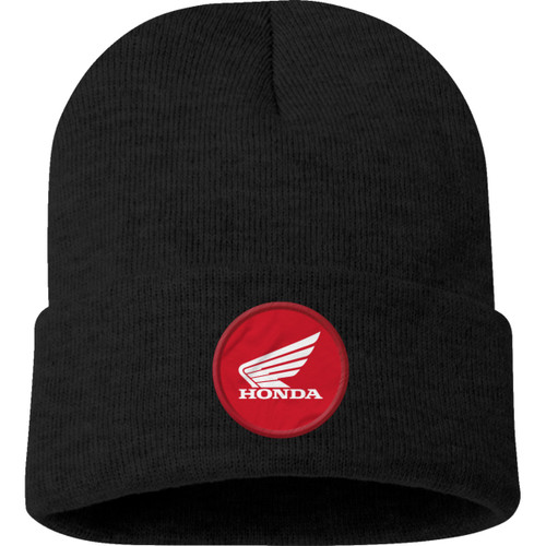 Honda Apparel #NP21A-H3171 - Honda Wing Beanie - Black