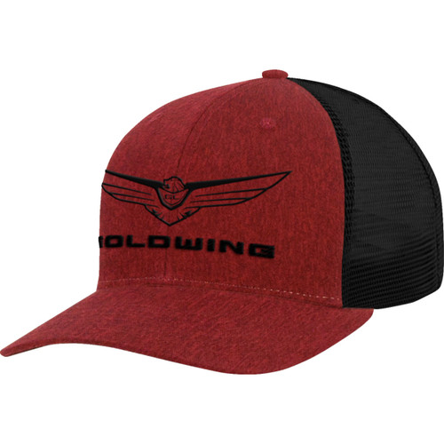 Honda Apparel #NP21A-H2491 - Goldwing Hat - Heather Red/Black