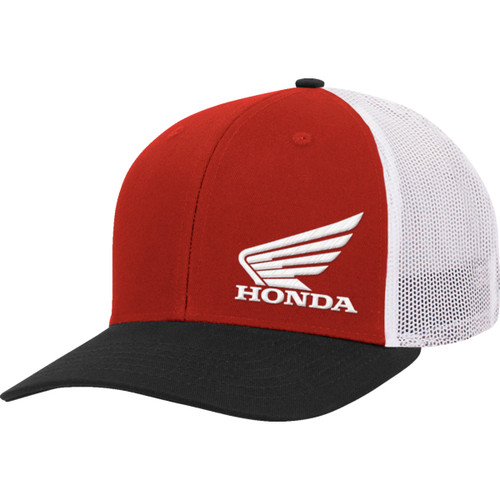 Honda Apparel #NP21A-H3162 - Honda Wing Hat - Red/Black/White