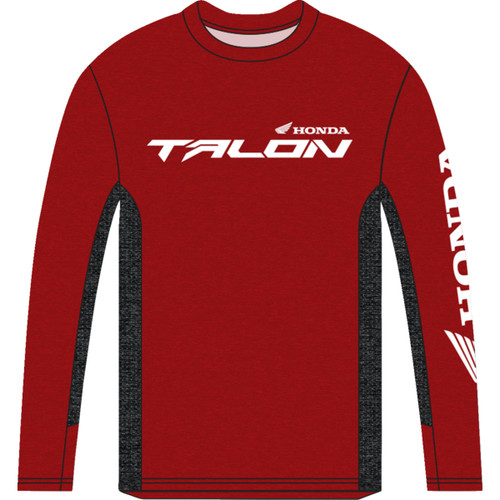 Honda Apparel #NP21S-M2483-XL - Honda Talon Long-Sleeve T-Shirt - Red - XL