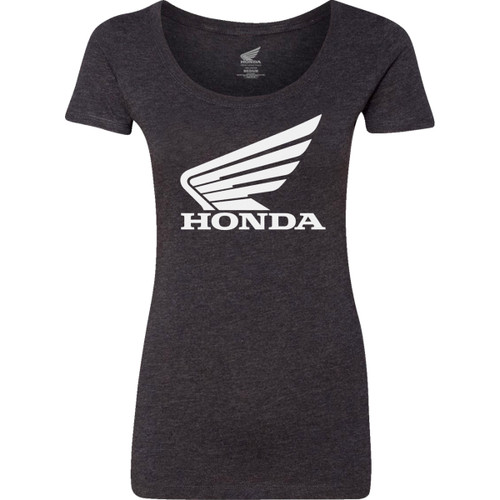 Honda Apparel #NP21S-L3030-S - Women's Honda Wing T-Shirt - Black - Small