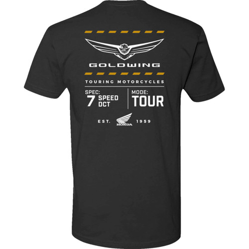 Honda Apparel #NP21S-M2464-2X - Goldwing Tour T-Shirt - Black - 2XL