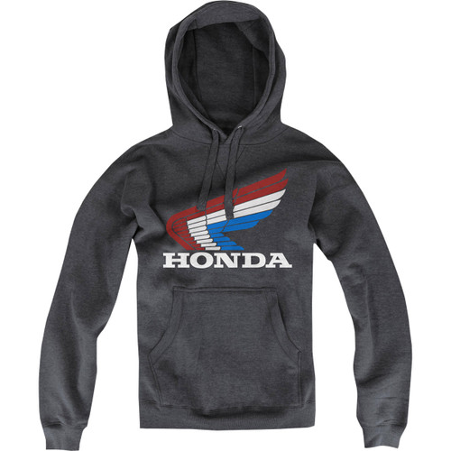 Honda Apparel #NP21S-S1835-XL - Honda Vintage Wing Hoodie - Black - XL