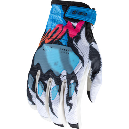 Icon - Hooligan™ Rad Dawn Gloves - White - Medium