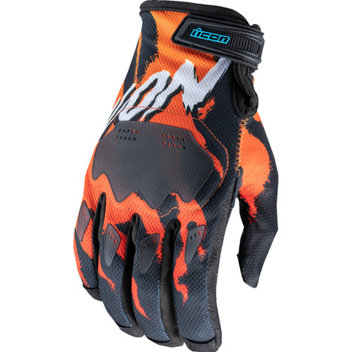 Icon - Hooligan™ Rad Dawn Gloves - Orange - Small