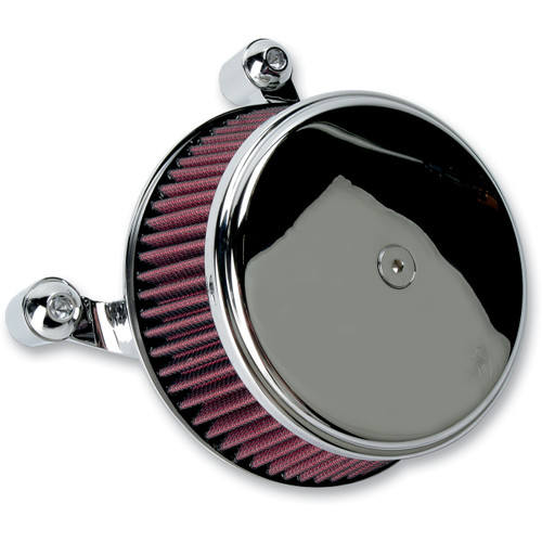Arlen Ness #18-323 - Big Sucker™ Stage I Air Filter Kit - Chrome
