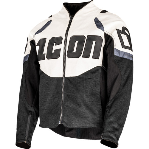 Icon - Contra3™ Jacket - White/Black - 3XL