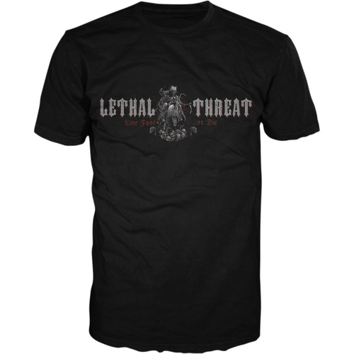 Lethal Threat #LT20855-4XL - Live Fast Reaper T-Shirt - Black - 4XL