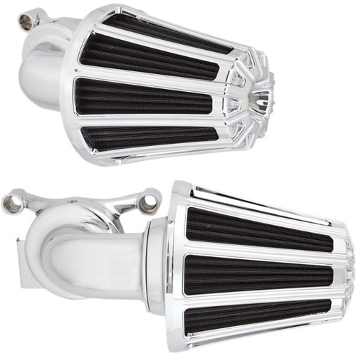 Arlen Ness #81-030 - Monster Sucker® Air Cleaner Kit - Chrome