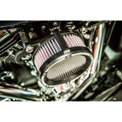 Trask #TM-1020RC - Assault Charge High-Flow Air Cleaner - Black