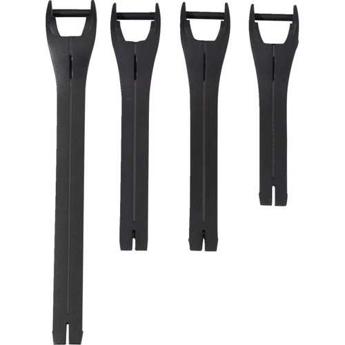 Moose Offroad - Qualifier Boot Strap Kit - Black - Size 7-9