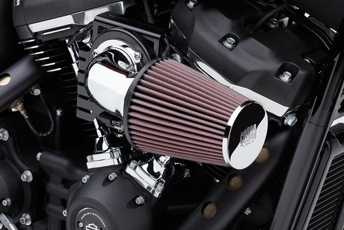 Cone Air Filter - Chrome/Chrome - Softail