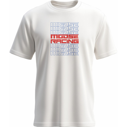 Moose Offroad - Youth Recurrence T-Shirt - White - Medium