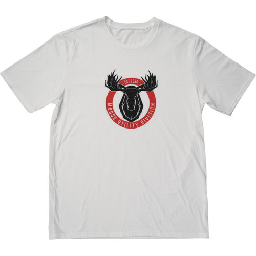 Moose Offroad - MUD Badge T-Shirt - White - Large