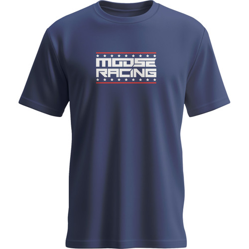 Moose Offroad - All-American T-Shirt - Navy - Small