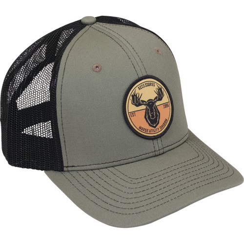 Moose Offroad - MUD Badge Hat - Olive/Black