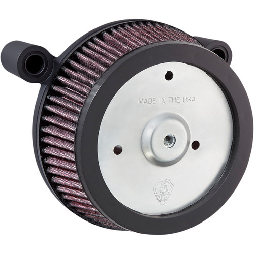 Arlen Ness #18-560 - Big Sucker™ Air Filter Kit - Black - Stage I