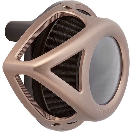 Arlen Ness #600-007 - Clear Tear Air Cleaner Kit - Titanium