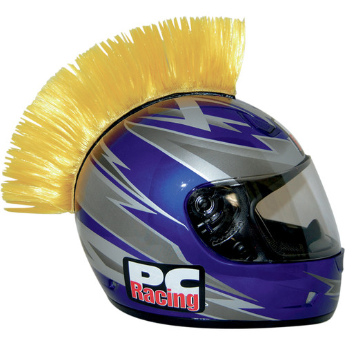 PC Racing #PCHMYELLOW - Helmet Mohawk - Yellow