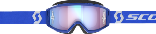 Scott #2785971006349 - Primal Goggle - Blue/White - Blue Chrome Works Lens