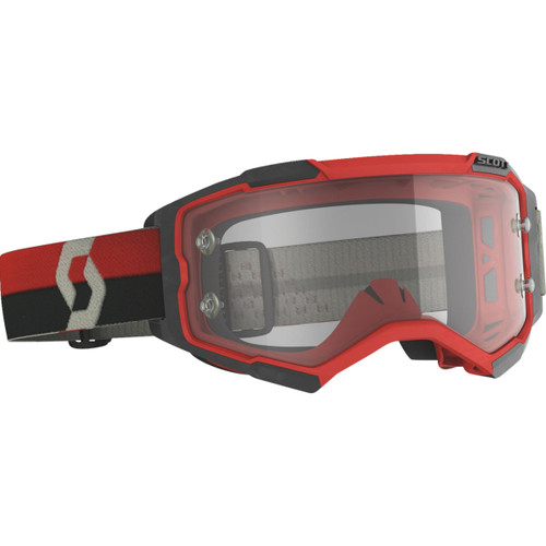 Scott #274514-1018113 - Fury Goggle - Red/Black - Clear Works Lens