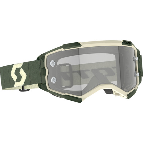 Scott #272827-6312327 - Fury LS Goggle - Kaki Green - Light Sensitive - Gray